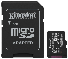 Atmiņas karte Kingston MicroSDXC 128GB Canvas Select Plus