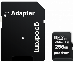 Atmiņas karte Goodram M1AA 256GB MicroSDXC + Adapter