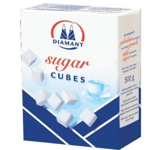 Baltais cukurs kubiņos DIAMANT, 500g - 450-17139