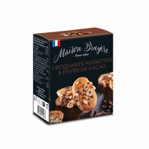 Cepumi MAISON BRUYERE, ar kakao un lazdu riekstu gabaliņiem, 60g - 450-23306