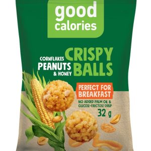 Grauzdēta auzu uzkoda ar sālītiem zemesriekstiem GOOD CALORIES, 32g - 450-14916
