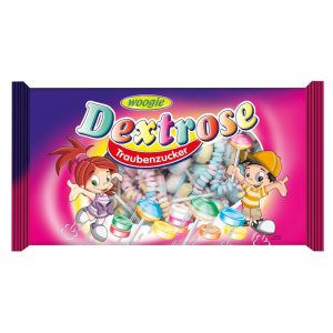 Konfektes WOOGIE Dextrose Party, augļu garša, 400g - 450-17052