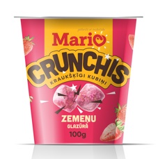 Kubiņi MARIO ar zemeņu garšu, 100g - 450-23148