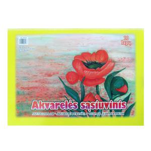 Akvareļu albums A3,  10 lapas,  210 g/m2,  SMLT