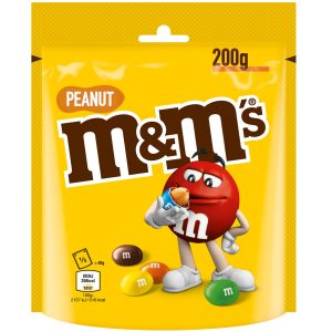 M&M's Peanut pouch bag 200g - 450-22553