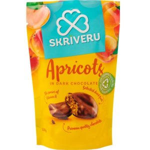 SKRĪVERU Aprikozes tumšajā šokolādē 110g - 450-13761