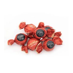 Tumšās šokolādes trifeles ar marcipāna krēma pildījumu 1kg, PURE - 450-14881