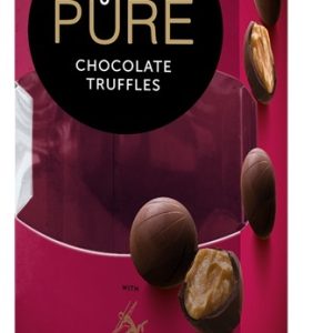 Tumšās šokolādes trifeles ar konjaka Remy Martin krēma pildījumu 108g PURE - 450-27490