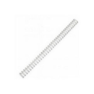 Metāliskas spirāles FELLOWES, 6 mm, 100 gab./iepak., baltas - 250-02486