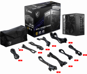 Barošanas bloks MSI MPG A750G PCIE5 750W