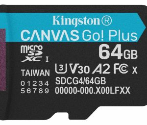 Atmiņas karte Kingston  Canvas Go Plus G4 MicroSDXC 64GB