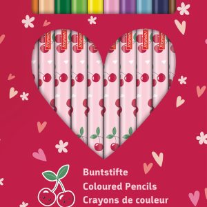 Krāsaino zīmuļu komplekts Fruity Love, 12gab.
